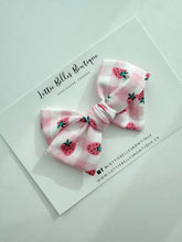 Load image into Gallery viewer, Pink Gingham Strawberries