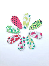 Load image into Gallery viewer, Mystery Grab Bag - 7 Faux Leather Snap Clips