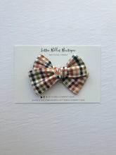 Load image into Gallery viewer, Thanksgiving Plaid- Bow Tie