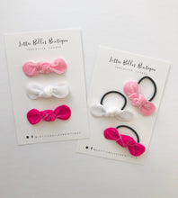 Load image into Gallery viewer, Custom Velvet Knot Set - 3 Knot Bows