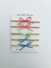 Load image into Gallery viewer, Custom Suede Tiny Bow Set - 3 Suede Bows