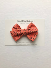 Load image into Gallery viewer, Orange and Black Dot