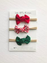 Load image into Gallery viewer, Festive Knot Set - 3 Knot Bows