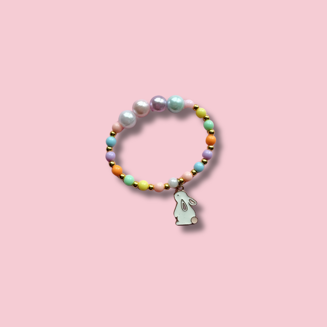 Dainty Pastel with Bunny Bracelet