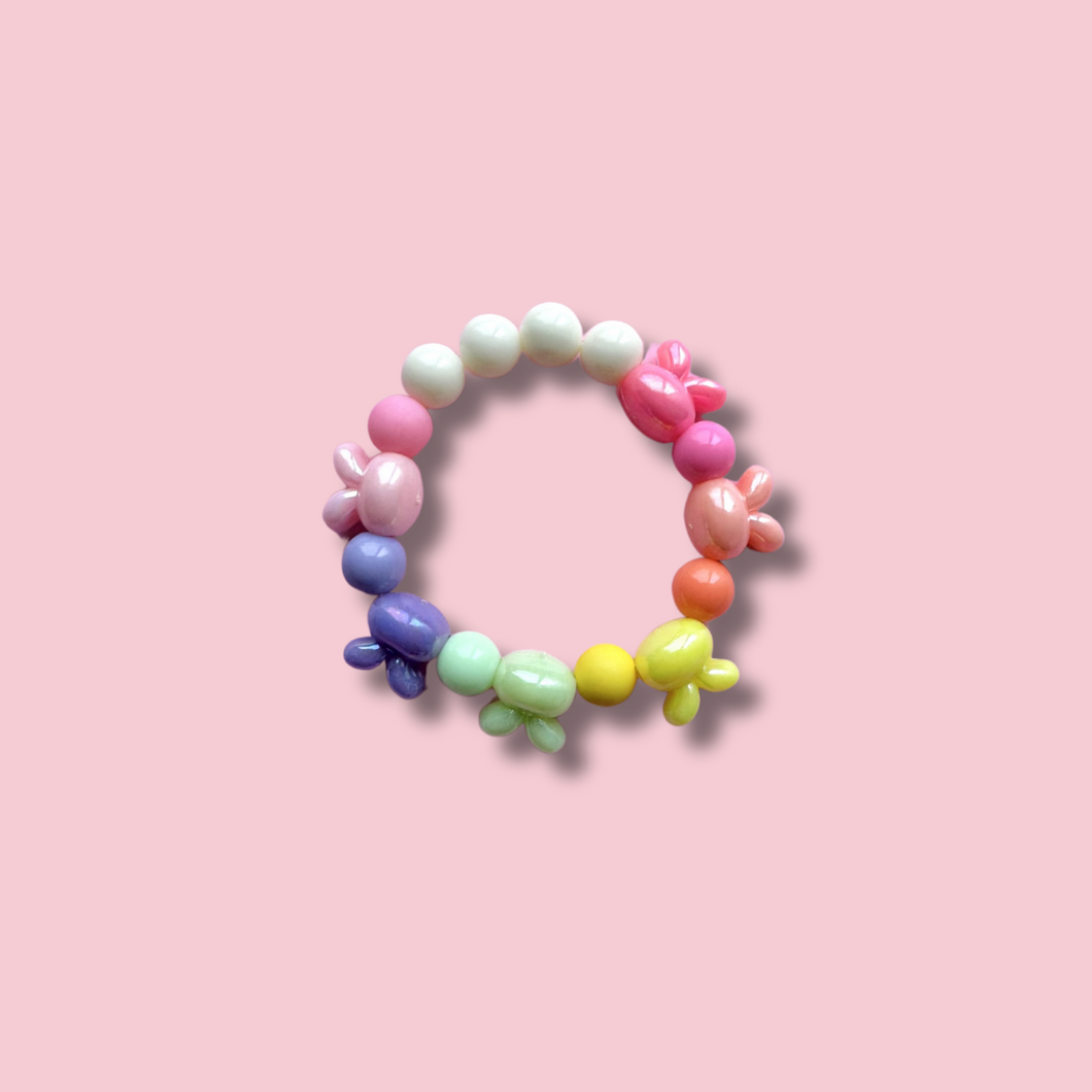 Easter Bunny Rainbow Bracelet