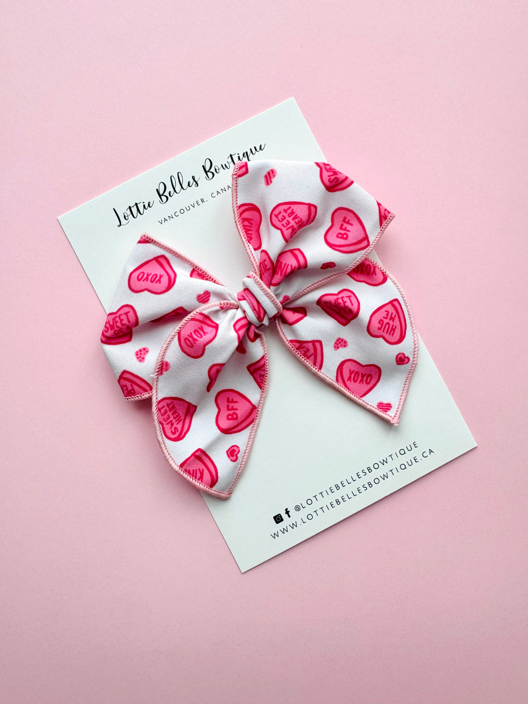 Valentines Candy Hearts - Fable Bow