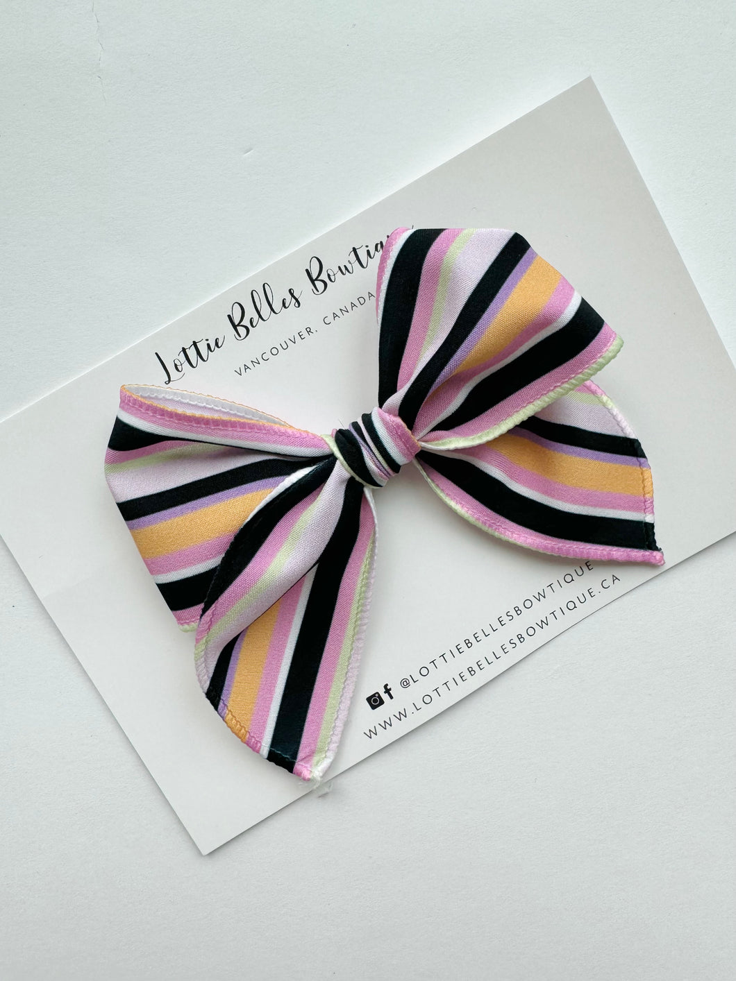 Halloween Stripes - Fable Bow