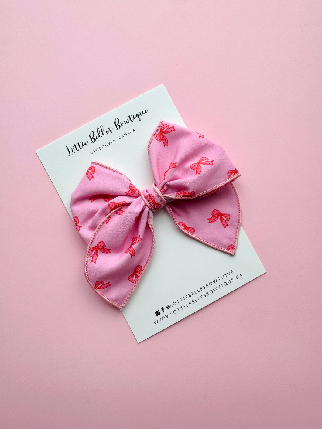 Pink and Red Bows- Fable Bow