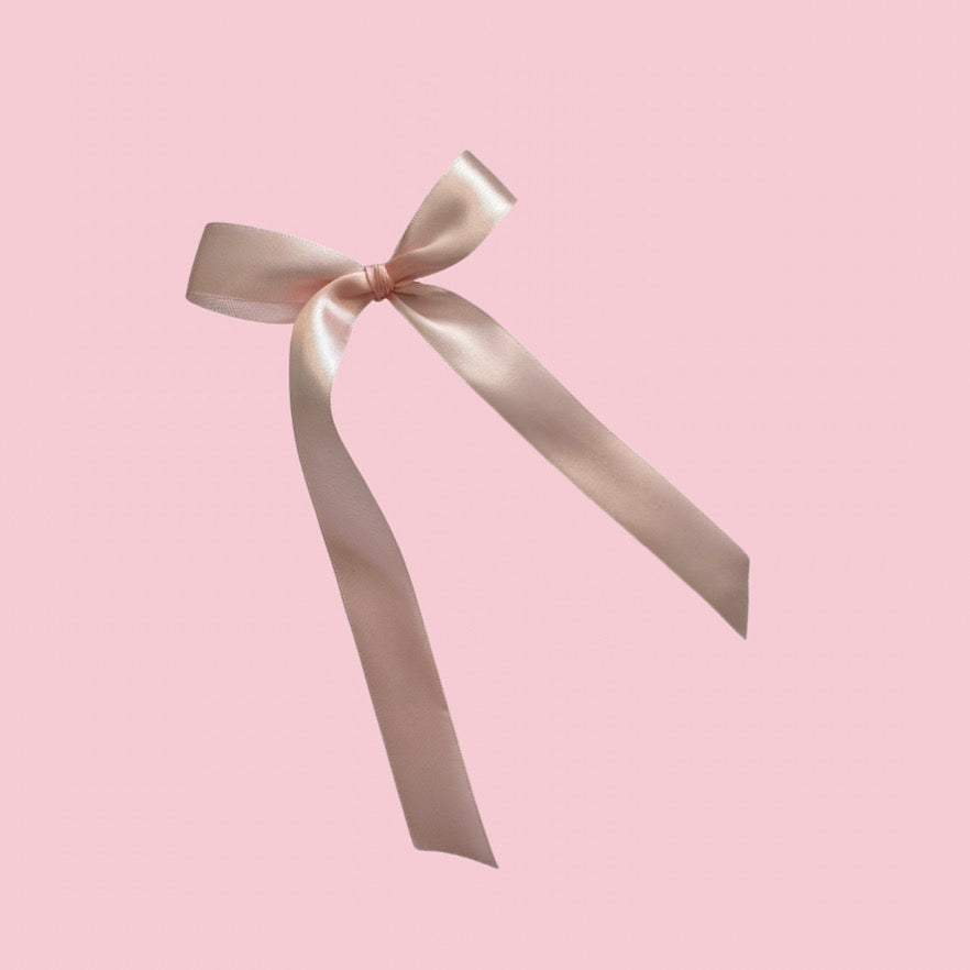 Pink Satin Bow