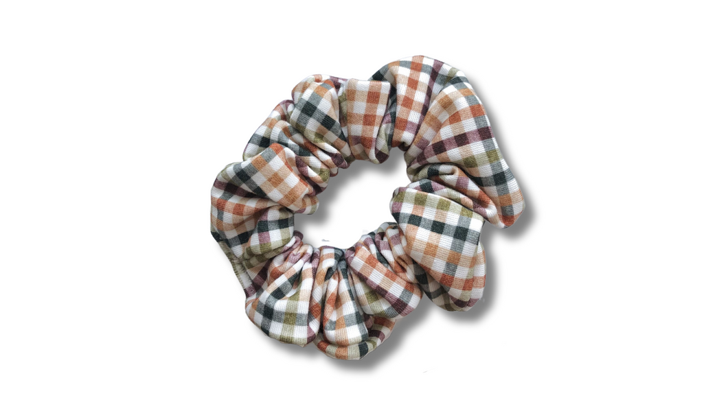 Fall Plaid Scrunchie