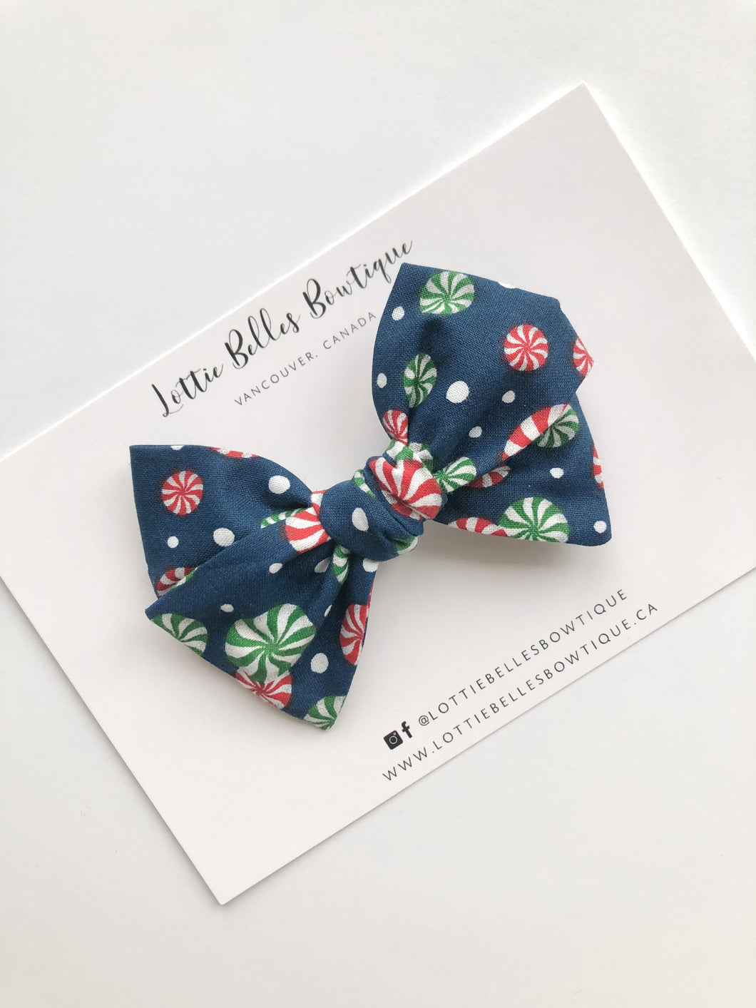 Peppermint Twist - Bow Tie