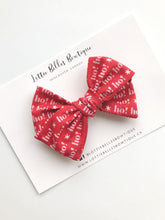 Load image into Gallery viewer, Red Ho Ho Ho - Bow Tie
