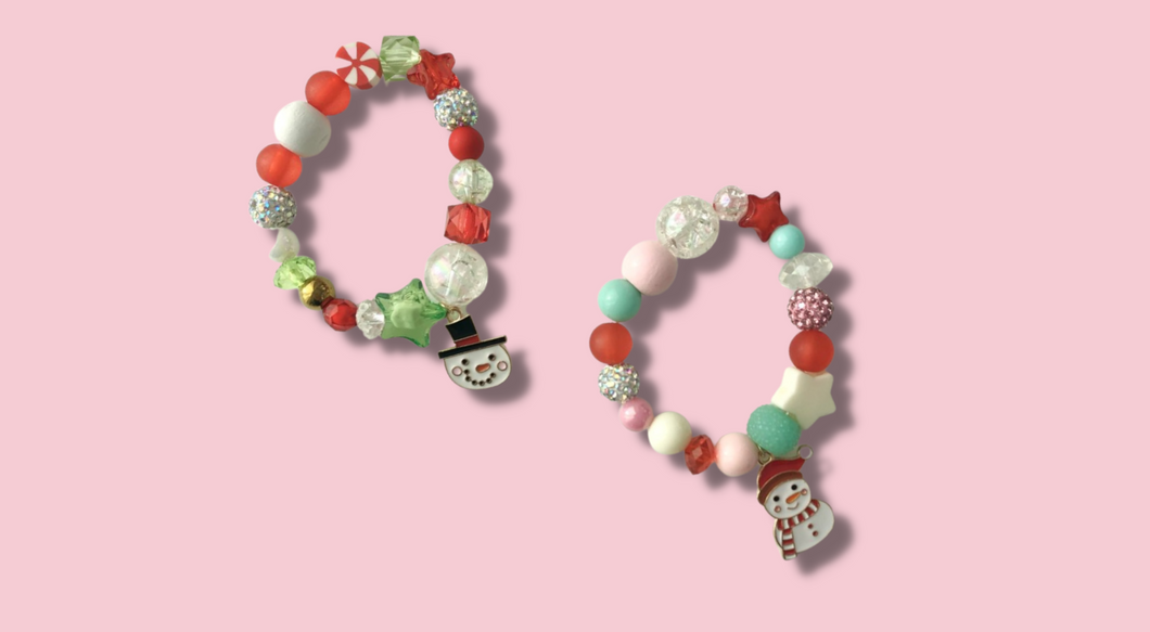 Christmas Bracelets - Snowman