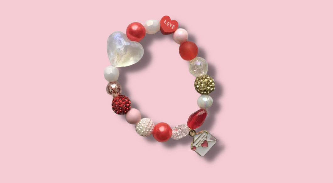 Valentine's Love Letter Charm Bracelets