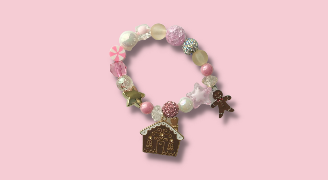 Christmas Bracelets - Gingerbread House