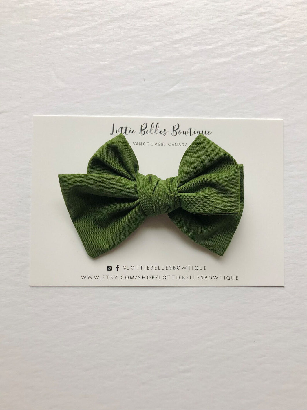 Forest Green - Bow Tie