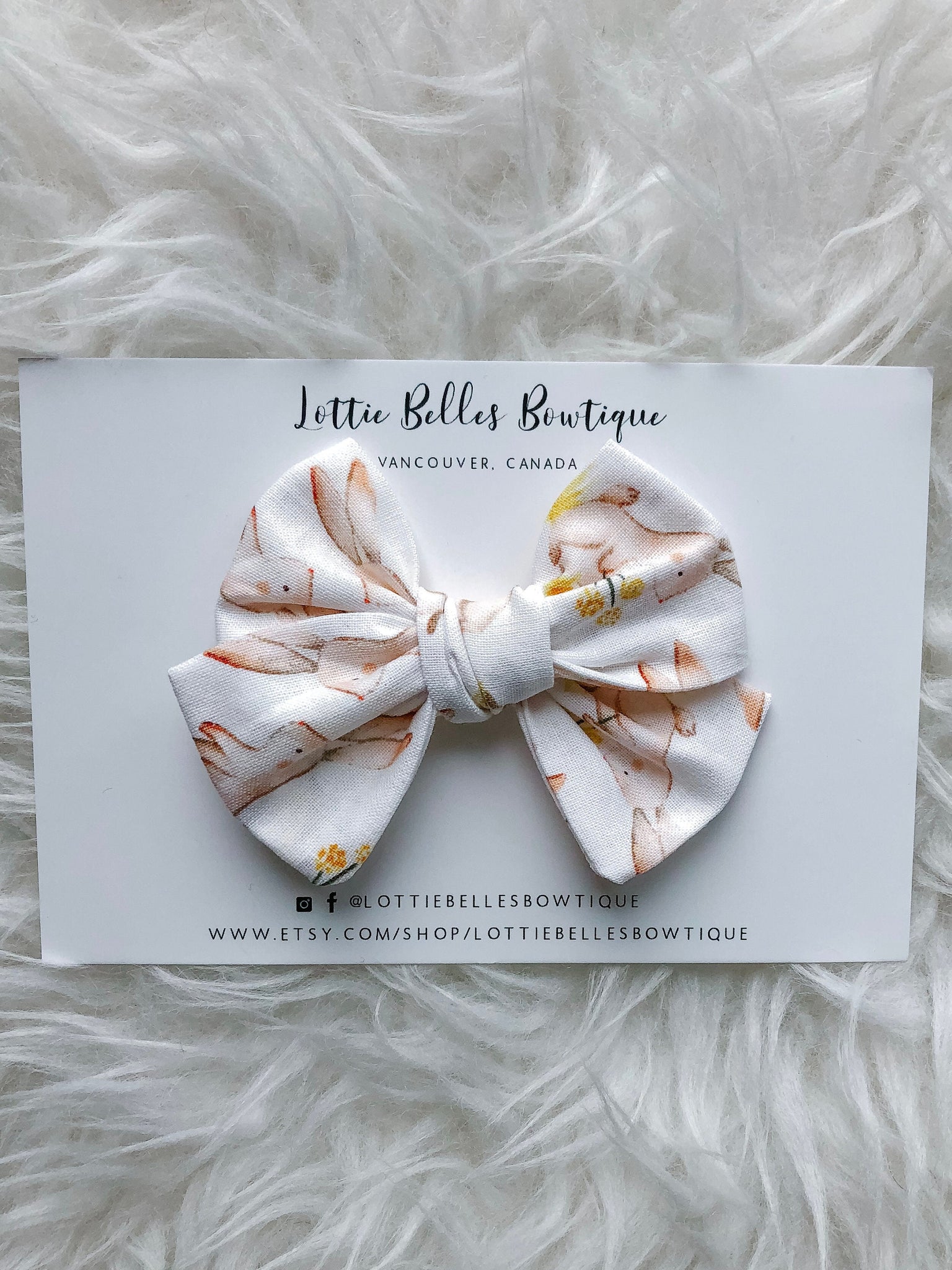 Bunny Bow Lottiebellesbowtique