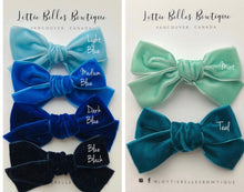 Load image into Gallery viewer, Custom Itty Bitty Velvet Set - 3 Velvet Bows
