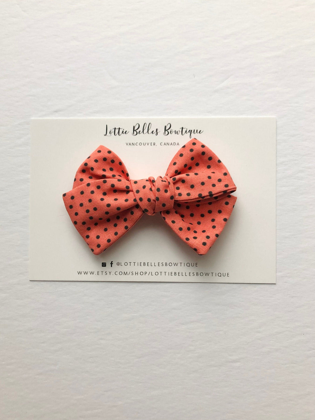 Orange and Black Dot