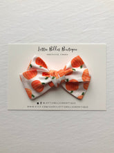 Load image into Gallery viewer, Gift for Toddler Girls. Toddler Hair Bows, Hair bows for babies, hair clips, toddler hair bow, baby hair bow,  baby headband bow, fall hair bow, pumpkin hair bow, halloween hair bow
