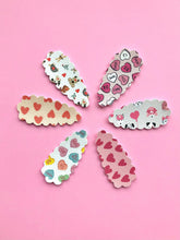 Load image into Gallery viewer, Valentine’s Day - Faux Leather Snap Clips
