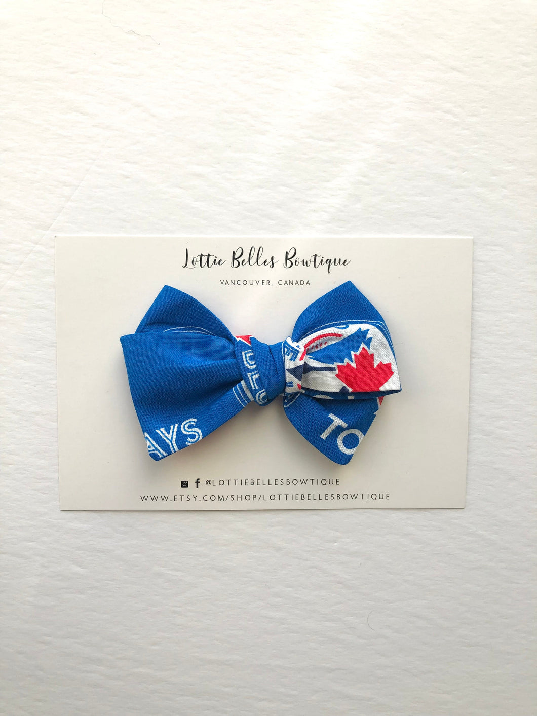 Hair bows for babies, baby headband bow, hair clips, toddler hair bow, baby hair bow, sports hair bows, baseball hair bow, Toronto maple leaf