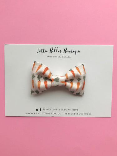 Boys bow tie, toddler bow tie, easter bow tie, carrot bow tie, bow tie for little boys