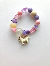 Load image into Gallery viewer, Unicorn Charm Bracelets- Assorted Colours
