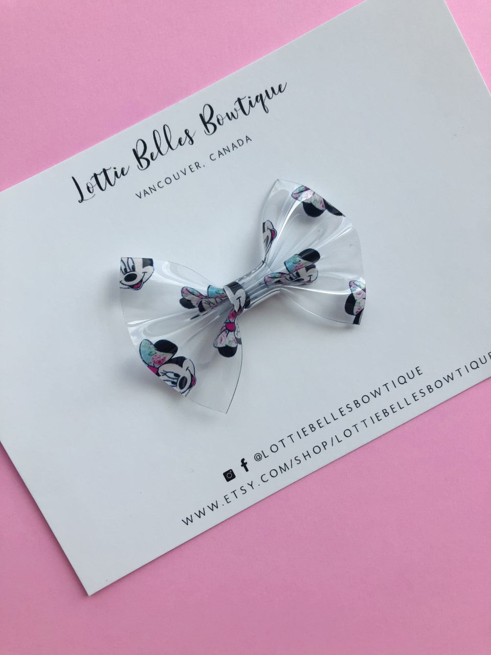 Waterproof Swim Bows-Happy Mouse