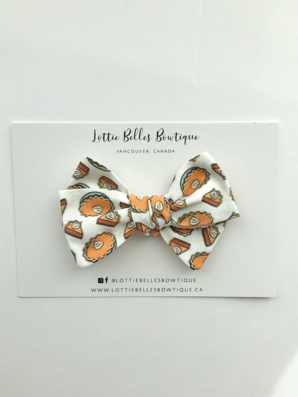 Pumpkin Pie- Bow Tie