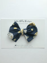 Load image into Gallery viewer, Navy and Yellow Floral
