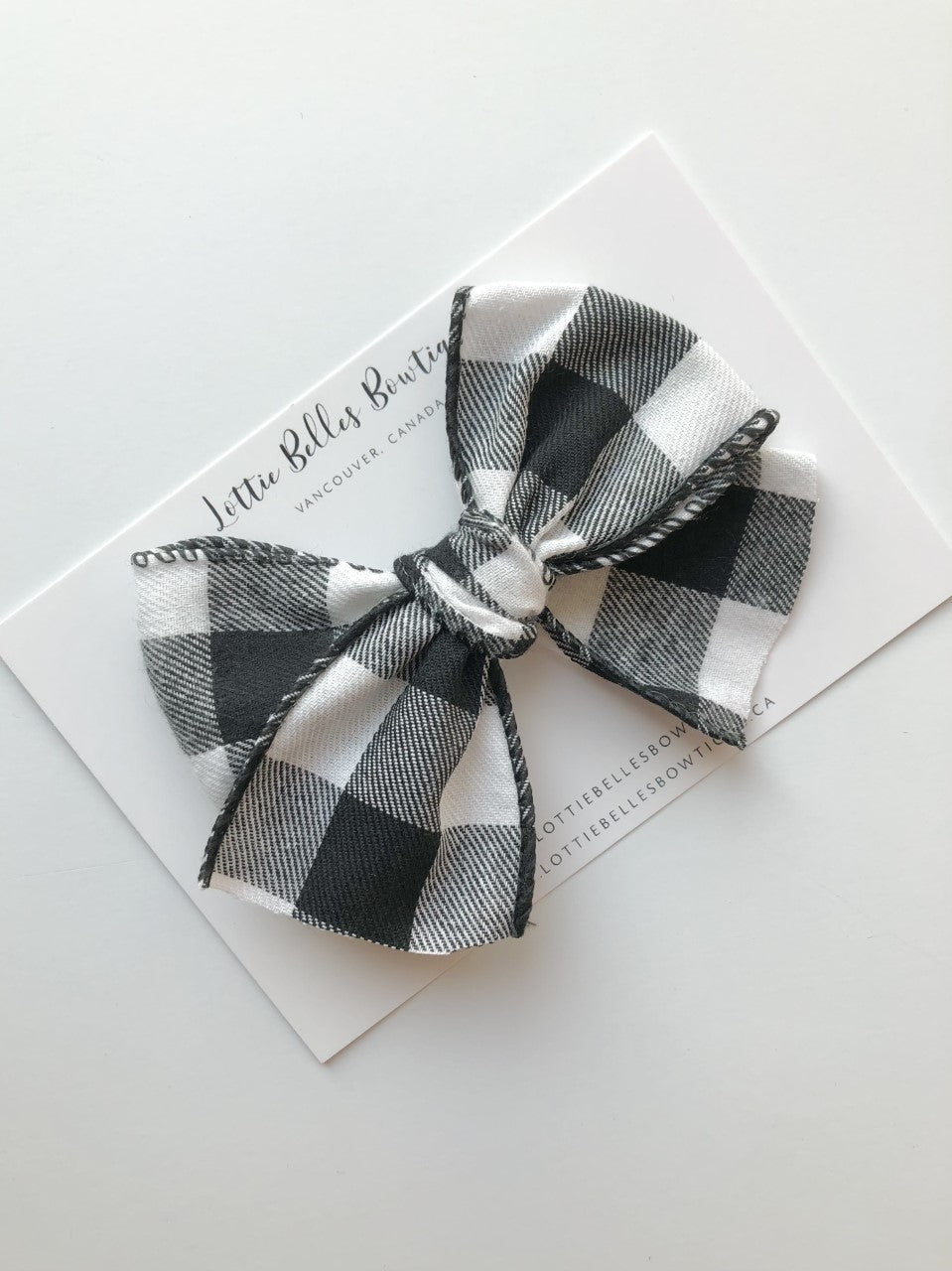 Black and White Buffalo Plaid